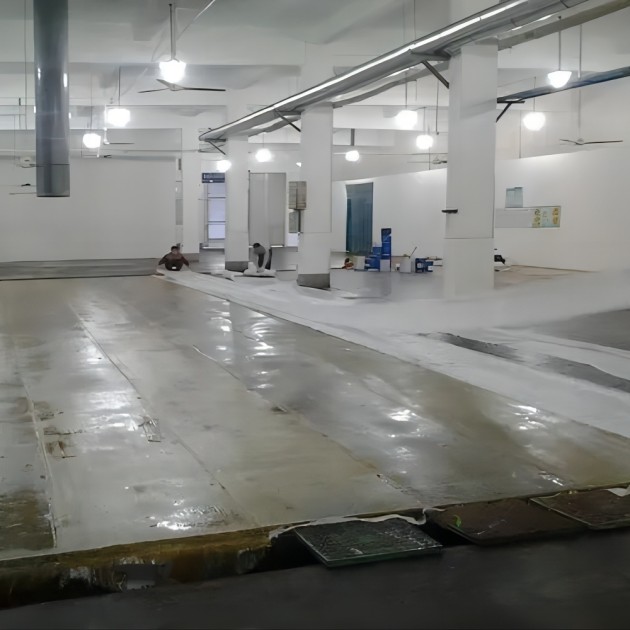 昌乐防腐蚀地坪,环氧玻纤地坪，玻纤工业地坪，环氧玻纤布地坪,乙烯基玻纤布地坪产品图3